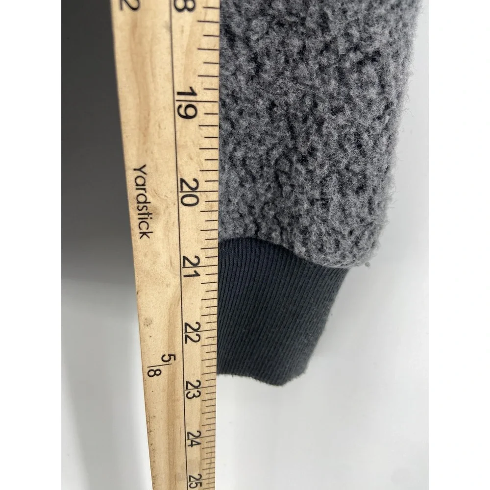 Patagonia Jacket Womens Small Gray Wool Fleece Bomber Herringbone Outdoor Hike‎